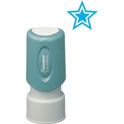 Shachihata. U.S.A. Specialty Stamp, " Star" in Light Blue