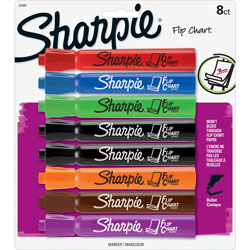 Sharpie® Flip Chart Marker Set with Bullet Point, Assorted
