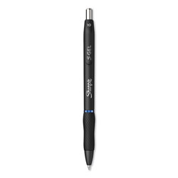Sharpie® S-Gel Retractable Gel Pen, Bold 1 mm, Blue Ink, Black Barrel, 36/Pack