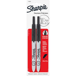 Sharpie® Sharpie Markers, Ultra Fine, Black