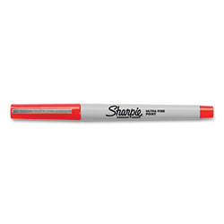Sharpie® Ultra Fine Tip Permanent Marker, Red, Narrow