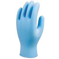 Showa 8005 Series Disposable Nitrile Gloves, Powder Free, 8 mil, Medium, Blue