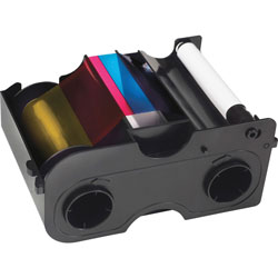 Sicurix Multi Color Thermal Resin Printer Ribbon, Black/Cyan/Magenta/Yellow