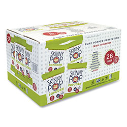 SkinnyPop® Popcorn Popcorn, Original, 0.65 oz Bag, 28/Carton