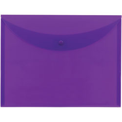 Smead Envelope, Snap Closure, 11-3/4 inWx1/10 inLx9 inH, Purple