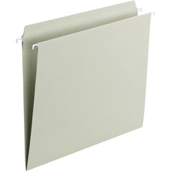 Smead Hanging Folders,W/2-Ply Tabs,Straight Tab,Ltr,20/Bx,Moss