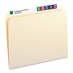 Smead Manila File Folders, Straight Tab, Letter Size, 100/Box (SMD10300)