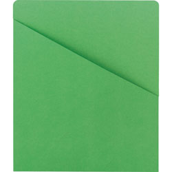 Smead Slash Jacket, 9-3/4" x 11-1/2", 11 Pt, Green