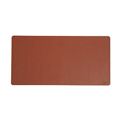 Smead Vegan Leather Desk Pads, 31.5 in x 15.7 in, Brown