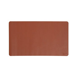 Smead Vegan Leather Desk Pads, 23.6 in x 13.7 in, Brown