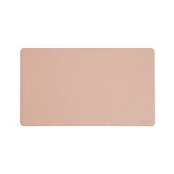 Smead Vegan Leather Desk Pads, 23.6 x 13.7, Light Pink