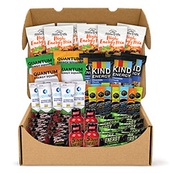 Snack Box Pros Energy Snack Box, 60 Assorted Snacks/Box