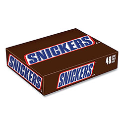Snickers® Original Candy Bar, Full Size, 1.86 oz Bar, 48 Bars/Box