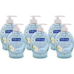 Softsoap Softsoap Liquid Hand Soap Pumps, Fresh Breeze, 7.5 oz Pump Bottle, 6/Carton