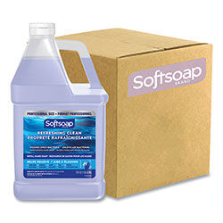 Softsoap Liquid Hand Soap Refills, Refreshing Clean, 128 oz, 4/Carton