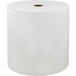 Solaris LoCor Hard Wound Roll Towels, 1-Ply, 7 in x 800'', 6RL/CT, White