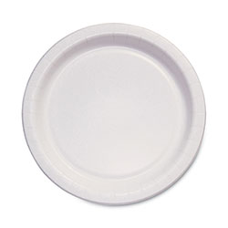 Solo Bare Eco-Forward Clay-Coated Paper Dinnerware, ProPlanet Seal, Plate, 6 in dia, 1,000/Carton