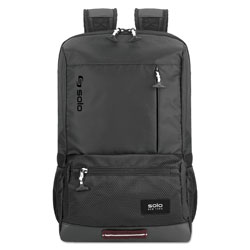 Solo Draft Backpack, 6.25 in x 18.12 in x 18.12 in, Nylon, Black