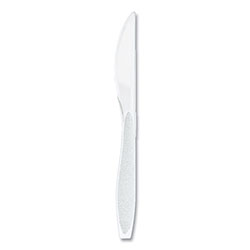 Solo Inc. Impress Heavyweight Full-Length Polystyrene Cutlery, Knife, White, 100/Box, 10 Boxes/Carton