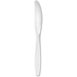 Solo Plastic Knife, Heavyweight, 10BX/CT, White