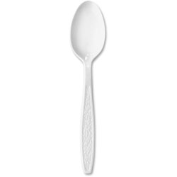 Solo Plastic Teaspoon, Heavyweight, 10BX/CT, White