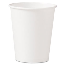 Solo Polycoated Hot Paper Cups, 10 oz, White (SCC370W)