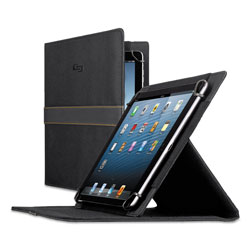 Solo Urban Universal Tablet Case, Fits 8.5 in up to 11 in Tablets, Black