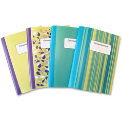 Sparco Composition Book, 7-1/2 in x 10 in, 4/PK, Multi