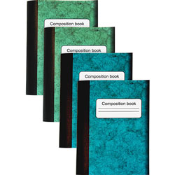 Sparco Composition Book, 3-1/4 in x 4-1/2 in, 4/PK, Multi