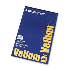 Staedtler Mars Translucent Vellum Art and Drafting Paper, 16 lb Bristol Weight, 11 x 17, Translucent, 50/Pad
