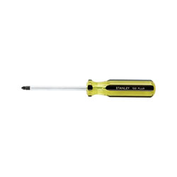 Stanley Bostitch 100 Plus Phillips Tip Screwdriver, 8 1/4 in Long, Tip Size #2, 1/4 in Shank Dia