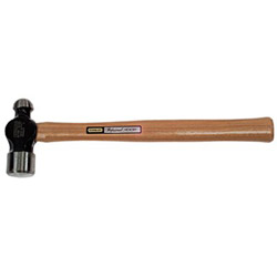 Stanley Bostitch Ball Pein Hammer, Straight Hickory Handle, 15-1/16 in Overall Length, High Carbon Steel, 24 oz Head