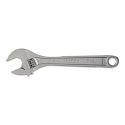 Stanley Bostitch Click-Stop Adjustable Wrenches, 8 in Long, 1 1/8 in Opening, Chrome