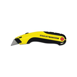 Stanley Bostitch FATMAX® Retractable Utility Knife, 6-5/8 in L, Carbon Steel, Metal/Rubber, Yellow/Black