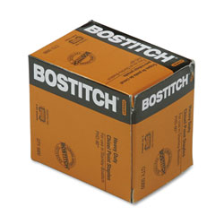 Stanley Bostitch Heavy-Duty Premium Staples, 0.38 in Leg, 0.5 in Crown, Steel, 5,000/Box