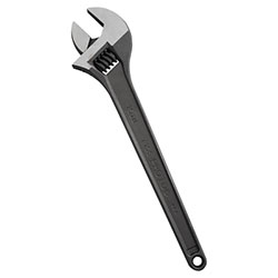 Stanley Bostitch Protoblack Adjustable Wrenches, 15 in Long, 1 11/16 in Opening, Black Oxide