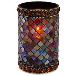 Sterno Dolce Flameless Candle Holder, Amber