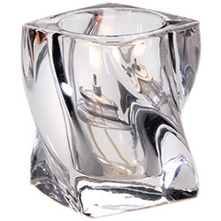 Sterno Lennox Flameless Candle Holder, Clear