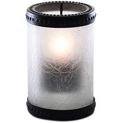 Sterno Vogue Flameless Candle Holder, Frost