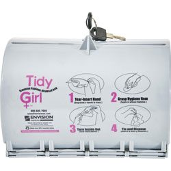 Stout Tidy Girl Plastic Feminine Hygiene Disposal Bag Dispenser (STOTGUDP)