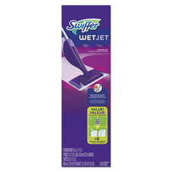 Swiffer WetJet Mopping System, 46 in Handle, Silver/Purple, 1 Per Box