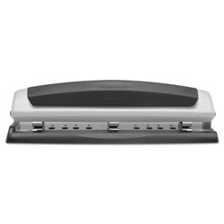Swingline 10-Sheet Precision Pro Desktop Two-to-Three-Hole Punch, 9/32 in Holes