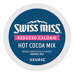 Swiss Miss Milk Chocolate Reduced Calorie Hot Cocoa K-Cups, 22/Box