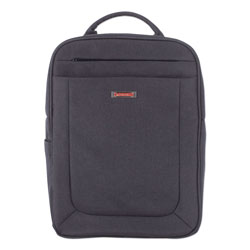 Swiss Mobility Cadence 2 Section Business Backpack, For Laptops 15.6 in, 6 in x 6 in x 17 in, Charcoal