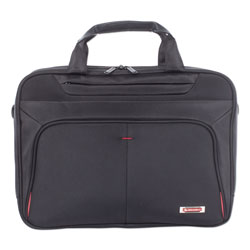 Swiss Mobility Purpose Executive Briefcase, Holds Laptops 15.6 in, 3.5 in x 3.5 in x 12 in, Black