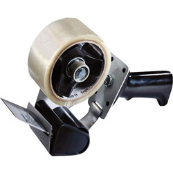 Tartan™ Pistol Grip Box Sealing Tape Dispenser, 3 in Core, For Rolls Up to 2 in x 60 yds, Black