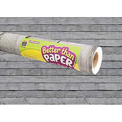 Teacher Created Resources Bulletin Board Roll - Bulletin Board, Poster, Student - 12 ftHeight x 48 inWidth - 1 Roll - Gray Wood - Fabric