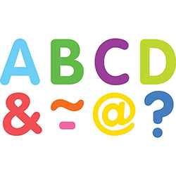 Teacher Created Resources Colorful Magnetic Letters - Fun Theme/Subject - Magnetic - 2 in, Multi
