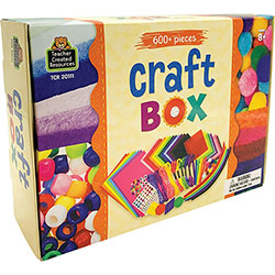 Teacher Created Resources Craft Box - Crafting, Artwork - 600 Piece(s) - Multi - Felt