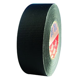 Tesa Tapes Utility Grade Duct Tapes, Black, 2 in x 60 yd x 7.5 mil